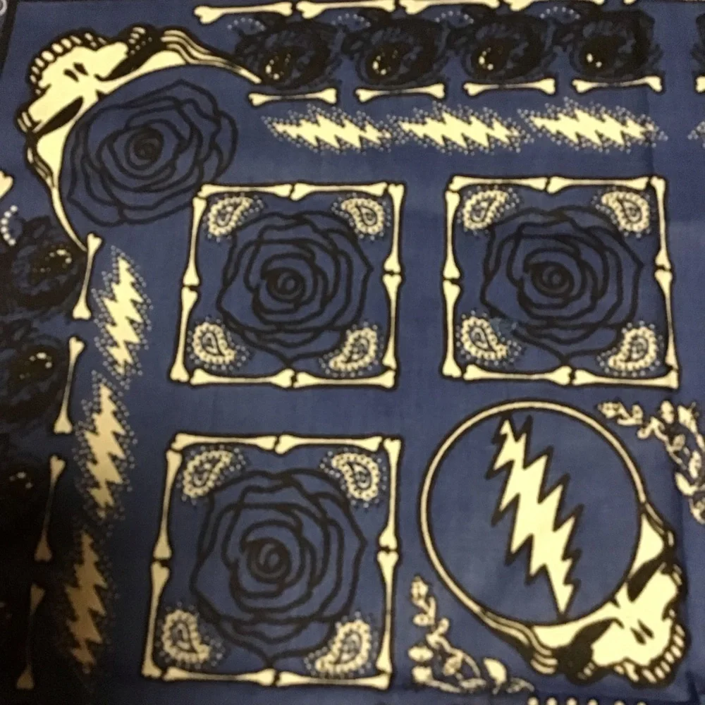 Blue steal your face n bolt nwot bandana